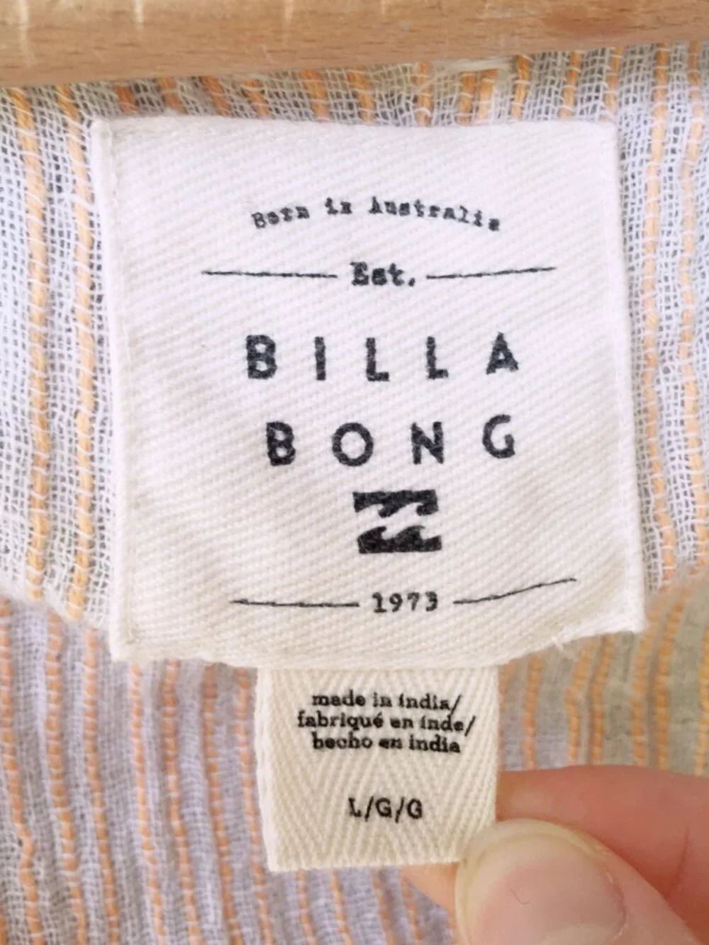 Billabong 'Blue Skies' Beach Coverup - Orange Peel